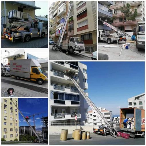 İzmir kiralık Mobil Asansör - Nakliye - Nakliyat - Taşımacılık